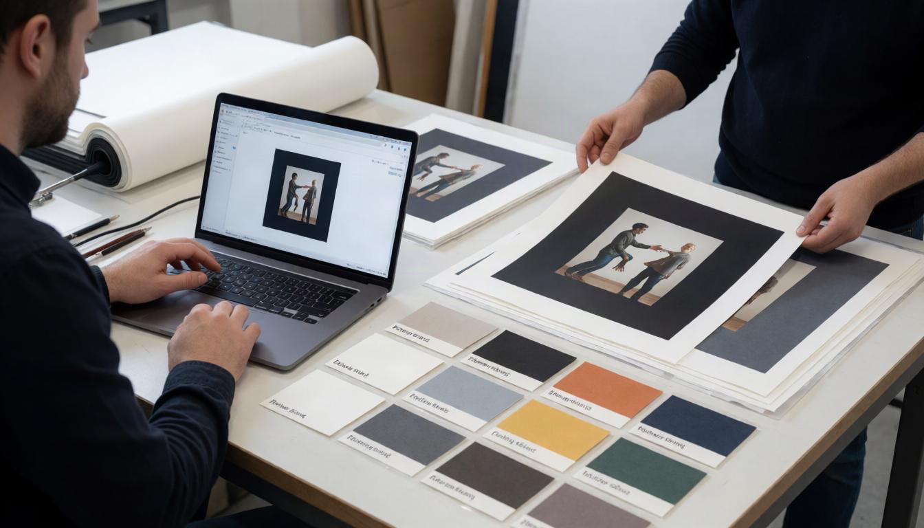 Small exhibition print sets